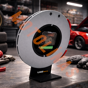 3D MOTOR DİSK BREMBO TASARIMLI MASA ÜSTÜ DEKORATİF SAAT
