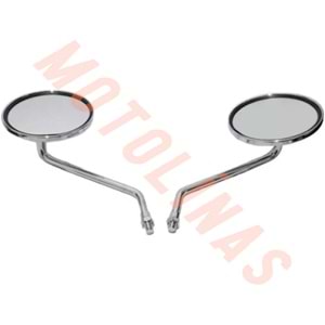 AYNA TAKIMI 10mm YUVARLAK NİKEL QY - CG UNİVERSAL