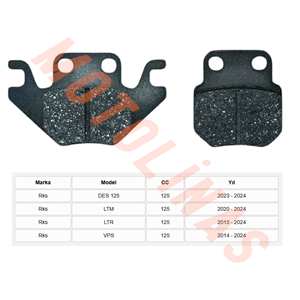 FREN BALATASI [BS988] BOSS - RKS DES125, RKS LTM,RKS LTR, RKS VPS, RKS ROSSO 125