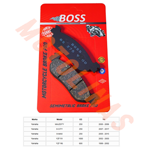 ARKA FREN DİSK BALATASI [BS275] ORGANİK -YAMAHA MAJESTY 250,X-CITY250, X-MAX250, YZF R1, YZF R6