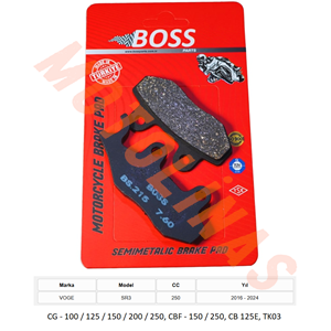 ÖN FREN DİSK BALATASI [BS215] ORGANİK - VOGE SR3 250, TK03, CB125E, CBF150