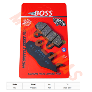 ÖN FREN DİSK BALATASI [BS214] ORGANİK - RKS FRECCIA150 2022-2024