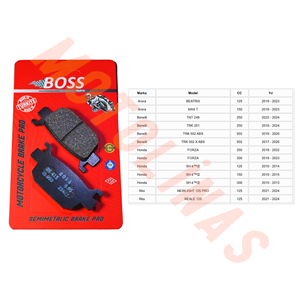 ARKA FREN DİSK BALATASI [BS415] ORGANİK - ARORA BEATRİX,MAXT, BENELLİ TNT, TRK502, RKS NEWLIGHT, REALE125