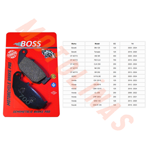 ARKA FREN DİSK BALATASI [BS700] ORGANİK - BENELLİ BS125, TORNADO, CF SR450, CLX700, NK250,SR250, HERO XPULSE, HONDA CRF250L, GSX-R 125