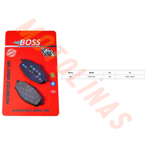 ÖN FREN DİSK BALATASI [BS101] ORGANİK - RKS FRECCİA 125