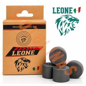 LEONE SİYAH PERFORMANS VARYATÖR BAGA SETİ [6'LI / 20x15 / 13 GRAM] - FİZY-DİO-PCX-DYLAN-JÜPİTER 125-ACT 125