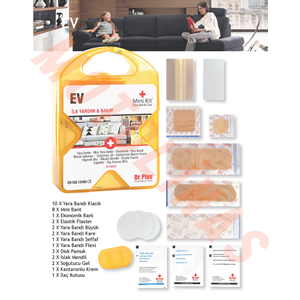 DR.PLUS İLK YARDIM ÇANTASI MİNİKİT [EV] - EKİPMAN