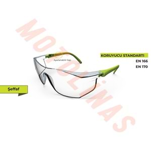 GÖZLÜK KLASİK ŞEFFAF AYARLANABİLİR TAM KORUMA - BİSİKLET,MOTOSİKLET