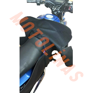 LNSMOTO PRİME DİZ ÖRTÜSÜ [VİTESLİ MODEL] YARI DERİ KUMAŞ PAÇALI