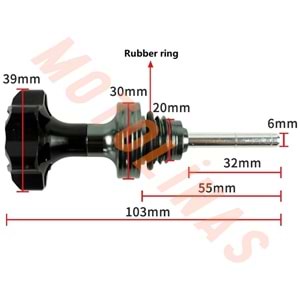 YAĞ ÇUBUĞU CNC TURUNCU - MOTOSİKLET UNİVERSAL