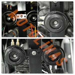 KORNA 12V İNCE-KALIN SET [SİYAH] - UNİVERSAL