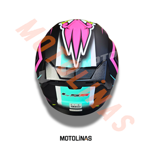 ÇENESİZ SİYAH/PEMBE [LNS55528] M-L-XL