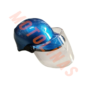 KASK JOKEY MAVİ FİTİLLİ CAMLI - UNİVERSAL