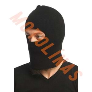 ÖRME KUMAŞ BALAKLAVA TAM KAPALI MASKE ÜÇ GÖZLÜ