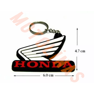 ANAHTARLIK, MASKOT SİLİKON İTHAL [HONDA BEYAZ LOGOLU]