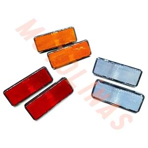 REFLEKTÖR ÇAMURLUK DİKDÖRTGEN - TURUNCU