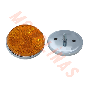 SCOOTER REFLEKTÖR YUVARLAK NİKEL 6 mm ADET