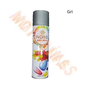 SPREY BOYA 200 ML - GRİ ( METALİK )