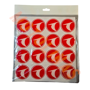 DAMLA ETİKET 5x5cm [16 ADET FİYATI] THY