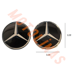 STİCKER 3D DAMLA MERCEDES 2’Lİ 5x5 CM – UNIVERSAL