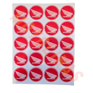 DAMLA ETİKET 5x5cm [ 20 ADET FİYATI] HONDA