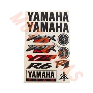 STİCKER SETİ [A5] 11 PARÇA SU GEÇİRMEZ YAMAHA YBR