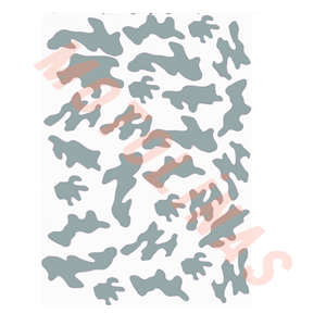 STİCKER SETİ [A4] [KAMUFLAJ GRİ] - UNİVERSAL