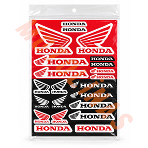 HONDA ETİKETLERİ [ORJİNAL MODEL] A4 BOYUT İTHAL STİCKER