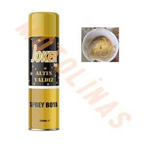 SPREY BOYA PARLAK GOLD SARI RENK ÖZEL 200 ML