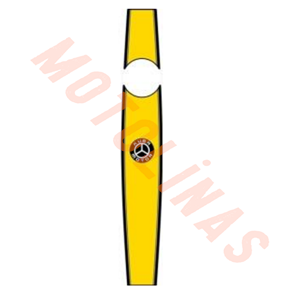 DEPO ÜSTÜ ETİKET [KUBA YAZILI] [SARI] BENZİN VE SUDAN ETKİLENMEYEN ÜRÜN