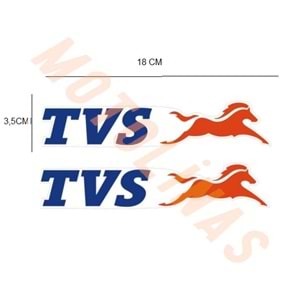 STİCKER 2 Lİ [TVS] 18cm X 3cm ŞEFAF FOLYO