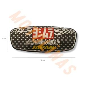 STİCKER [METAL] EGSOZ ETİKETİ YOSHIMURA OVAL- UNİVERSAL