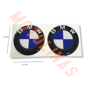 STİCKER 3D DAMLA BMW 2’Lİ 5x5 CM – UNIVERSAL