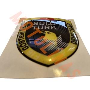 DAMLA STİCKER TEKLİ 5cmX6cm [SOLO TÜRK] - UNİVERSAL