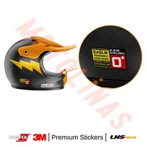 KAN GRUBU ETİKETİ [REKLEFTÖRLÜ] 3 lü SET - 0Rh Pozitif (+) 3M STİCKER- UNİVERSAL