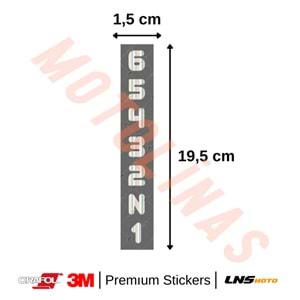 VİTES [1N23456] ETİKETİ [HOLOGRAM] 3M STİCKER- UNİVERSAL