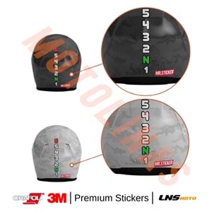 VİTES [1N23456] ETİKETİ [REFLEKTİF] 3M STİCKER- UNİVERSAL