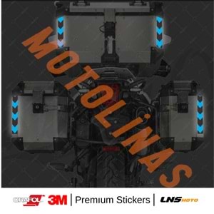 ŞERİT 2li SET ETİKETİ [SARI] [REFLEKTİF] 3M STİCKER ÇANTA ETİKETİ- UNİVERSAL