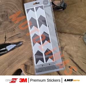 ŞERİT 2li SET ETİKETİ [BEYAZ] [REFLEKTİF] 3M STİCKER ÇANTA ETİKETİ- UNİVERSAL