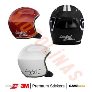 LİMİTED EDİTİON REKLEFTİF YAZILI ETİKET 3M STİCKER- UNİVERSAL