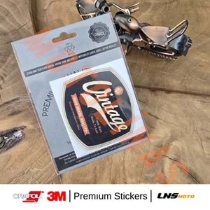 VİNTAGE ETİKETİ 3M STİCKER- UNİVERSAL