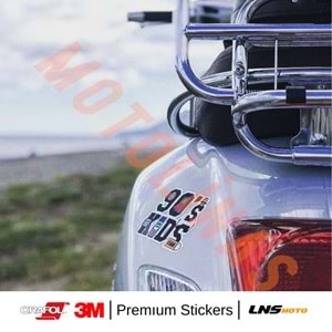 90 lar ÇOCUKLARI ETİKET 3M STİCKER- UNİVERSAL