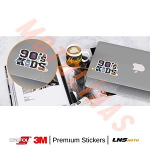 90 lar ÇOCUKLARI ETİKET 3M STİCKER- UNİVERSAL