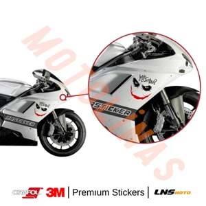 JOKER YÜZÜ 2li ÖZEL SERİ 2 ETİKET 3M STİCKER- UNİVERSAL