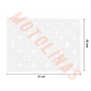 STİCKER SETİ [A5] LV 15x21cm BEYAZ - UNİVERSAL