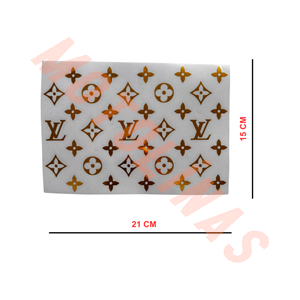 STİCKER SETİ [A5] LV 15x21cm GOLD - UNİVERSAL