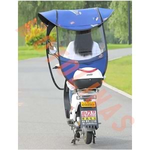 MOTOSİKLET - EBİKE GÜNEŞ VE YAĞMUR TENTESİ PRATİK MONTAJ