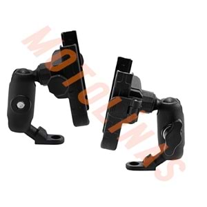 TELEFON TUTUCU [METAL] AYNA BAĞLANTILI AKROBAT MODEL MANDALLI - UNİVERSAL