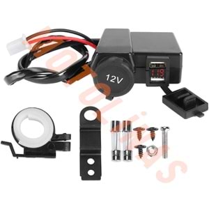 USB ŞARJ CİHAZI VE ÇAKMAKLIK YERİ [ ÇAKMAKLIK HARİÇ ]