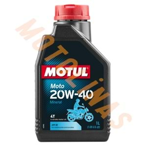 MOTUL YAĞ - [20W40] [MİNAREL] 4T - 1 LİTRE